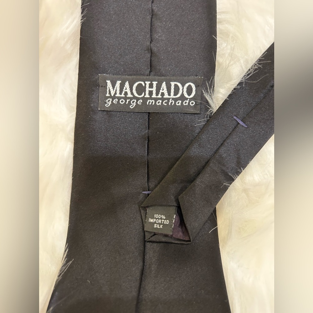 Designer silk tie Machado
